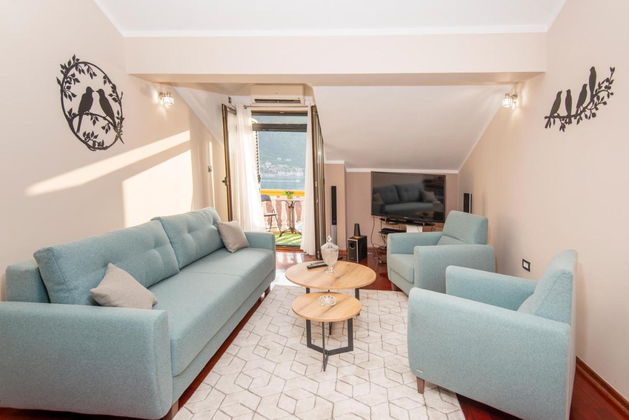 Apartment Ena With Amazing Sea View Kotor Bagian luar foto